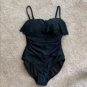 ⭐️PRICE DROP⭐️ Merona black one piece swimsuit